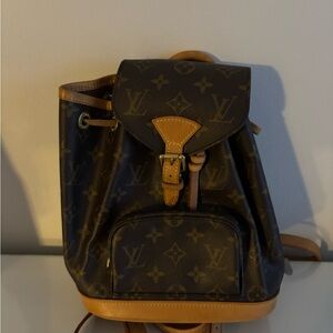 Louis Vuitton Brown Backpack with Luxurious Design